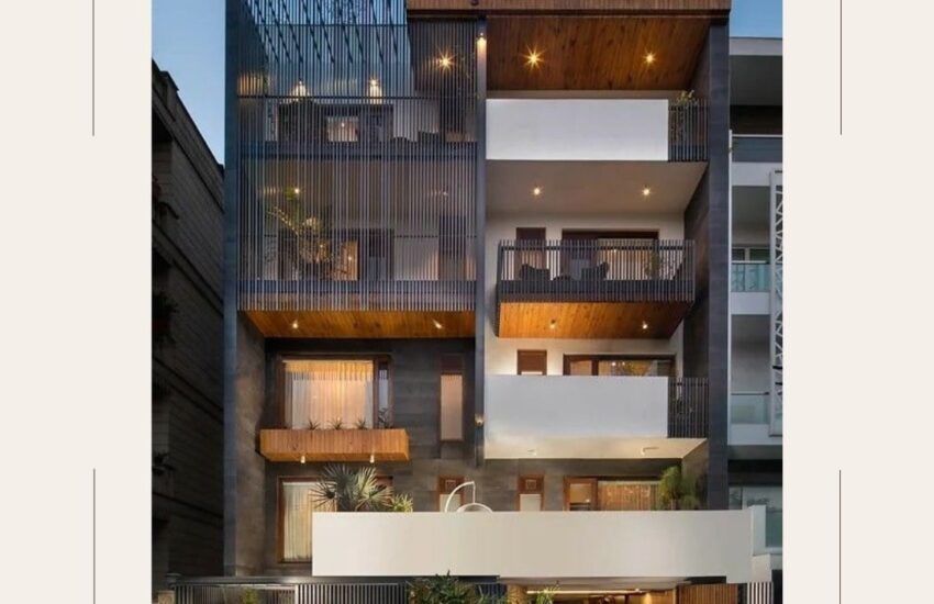 Representative image of a modern luxury kothi used as a placeholder for a real 200 sq yd independent house for sale in Sarvapriya Vihar, South Delhi. Actual property images not disclosed at owner's request